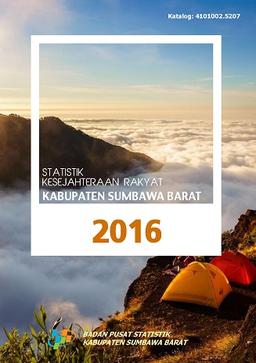 Welfare Statistics Of Sumbawa Barat Regency 2016